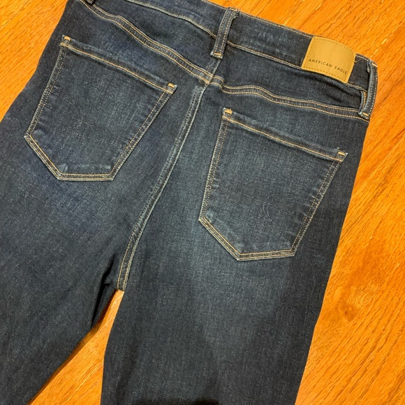 American Eagle Next Level Stretch Asymmetrical Super High Rise Flares - Picture 5 of 9